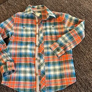 Gymboree Checkered Plaid Button Down Size Small (5-6)